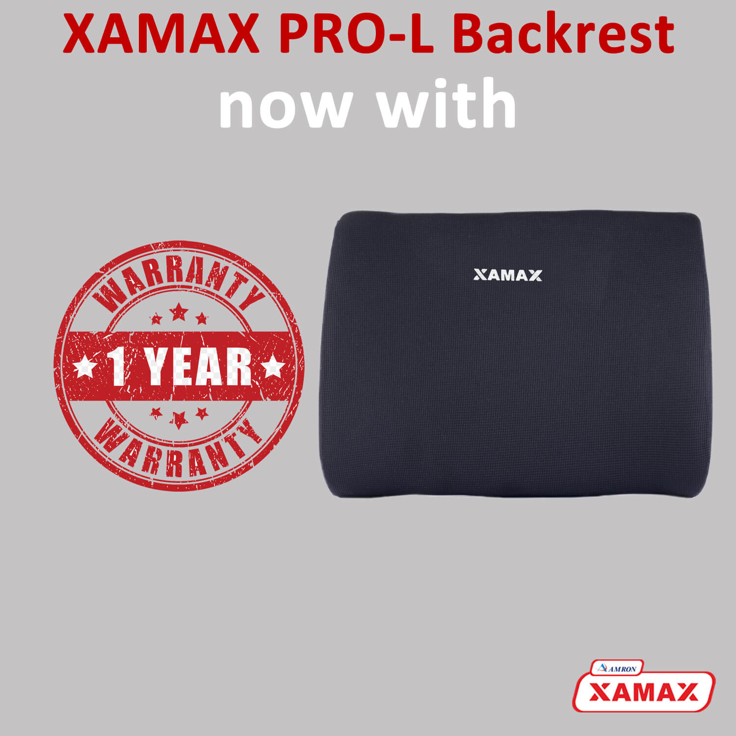 Xamax Pro L Backrest For Use Any Half Back Chair (Blue)